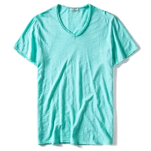 男士基本款v领t恤 | 高品质柔软质感 | 优雅的蓝色色调