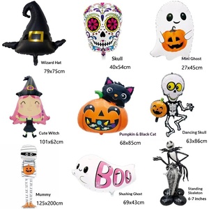 Palloncino Gigante in Foil Modello YL a Forma di Mummia Fantasma per <span class=keywords><strong>Decorazioni</strong></span> di <span class=keywords><strong>Halloween</strong></span> e Feste - Product Image 2