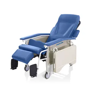 Most Comfortable Three-Position Mechanical Medical Reclining Draw Chair Manual Reclining Phlebotomy Chairs For Sale