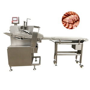 Machine à trancher la viande industrielle à <span class=keywords><strong>prix</strong></span> <span class=keywords><strong>de</strong></span> gros, pour bœuf, <span class=keywords><strong>porc</strong></span>, poulet, canard, viande cuite, avec garantie <span class=keywords><strong>de</strong></span> 1 an - Product Image 1