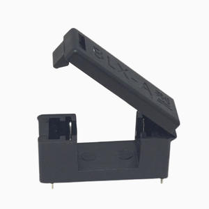 Portafusibles tipo A Blx de 5x20 mm, tipo abierto, negro, montaje a través de orificio para protección de circuitos eléctricos - Product Image 1