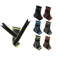 Sangle en nylon ceinture Compression cheville orthèse soutien Sports de plein air Football cheville Joint protecteur # AH-07