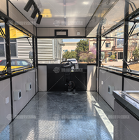 Food Truck Multifonctionnel en Fibre de Verre et Acier Galvanisé avec Cuisine Complète, Remorque BBQ Hot Dog à Vendre