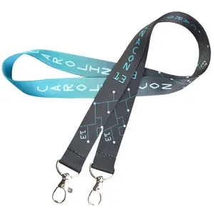 Safety Sublimation Id Card Holder Belt Lanyard Fashion Business Card Lowest Price Professional Manufacturer Custom Polyester