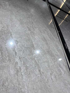 Losas de azulejos de porcelana esmaltada de piedra sinterizada Wharton, salpicaduras de suelo de cerámica gris oscuro para pasillo exterior, materiales de construcción <span class=keywords><strong>baratos</strong></span> - Product Image 4