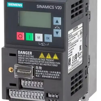 Variateur de fréquence Siemens SINAMICS V20 triphasé 220V 750W à contrôle vectoriel V/F IP20 pour moteurs AC, pompes industrielles