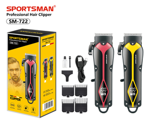 Tondeuses à <span class=keywords><strong>cheveux</strong></span> sans fil Lithium Ion Pro pour hommes femmes enfants lame en acier inoxydable Rechargeable anglais pour la <span class=keywords><strong>coupe</strong></span> de <span class=keywords><strong>cheveux</strong></span> à domicile - Product Image 2