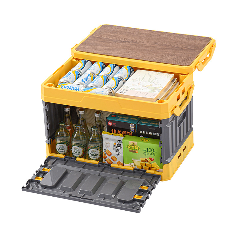 Double couverture en bois - gris jaune