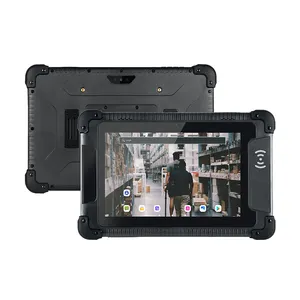 8'' NFC Industrial Smart PDA Waterproof IP65 4G Lte Wall Mounted Android Rugged Tablet