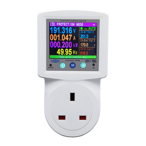 Stopkontak TOMZN SKW UK <span class=keywords><strong>Power</strong></span> BS 1363 WIFI TUYA Tegangan Arus AC 220V Dapat Diatur 16A Dengan Pengukur PE Timer British 3-Pin PF Hz kW - Product Image 4