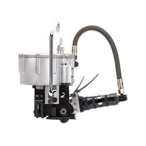 Máquina Flejadora de Acero Automática KZ32B, Ancho de Fleje de 19-25 mm, Grosor de Fleje de 0.5-1.5 mm, Herramienta de Embalaje Industrial - Product Image 1