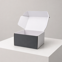 Dossiers en carton ondulé de 2 mm avec revêtement UV et pelliculage mat pour l'expédition de cadeaux, vêtements, matériaux recyclés, impression de logo personnalisée