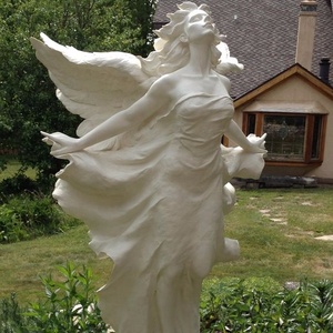 Célèbre sculpture d'<span class=keywords><strong>ange</strong></span> <span class=keywords><strong>gardien</strong></span> <span class=keywords><strong>en</strong></span> marbre blanc, <span class=keywords><strong>statue</strong></span> d'<span class=keywords><strong>ange</strong></span> sexy <span class=keywords><strong>en</strong></span> vol <span class=keywords><strong>pour</strong></span> décoration extérieure - Product Image 3