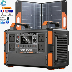 <b>Solar</b> <b>Generator</b> 200W-2500W Pure Sine Wave Portable Power Station, Equipped with <b>Solar</b> Panels for Outdoor Use - Product Image 1