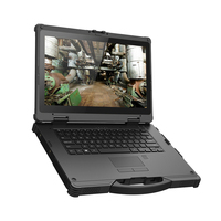CENAVA W14U Laptop Robusto da 14 Pollici con Processore I7/I5, 256GB, Win10/11, Wifi 5G, LTE, GPS, NFC, Impronta Digitale, IP65