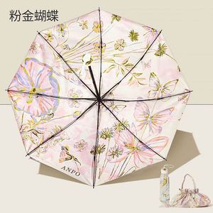 Travel Folding for Rain Wind Sun Double-Sided Printed Oil <b>Paint</b> <b>Uv</b> Protection Upf50+ Umbrella Promotion Gift - Product Image 4