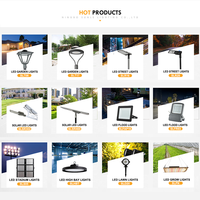 Farolas LED de Alta Eficiencia Comerciales de Aleación de Aluminio Fundido a Presión IP65 de 100 W AC200-260 V con Control Remoto, Certificación CE para Exteriores