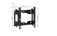 Support mural universel pour téléviseur Xinxidi 14-42 pouces, support fixe pour téléviseur, capacité de charge de 20 kg, VESA 200*200TMP-200TG