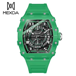 Mexda Hot Sell 3atm Waterproof Luxury Sports Quartz Men's Watches Luminous Week Date Multi-function Men Relojes