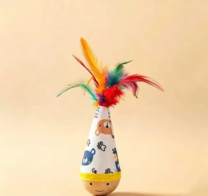 Juguetes para Mascotas, Perros y Gatos, Muñeco Volteable, Juguete Divertido, Compañero de Juego, Entretenimiento, Juego Divertido, Resistente a Mordidas, Giratorio - Product Image 5