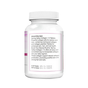 Potenti Compresse per Adulti con Collagene, Vitamina <span class=keywords><strong>C</strong></span> e Biotina per il Supporto della Bellezza e la Salute di Ossa e Articolazioni, Non Adatte alle Donne in Gravidanza - Product Image 3