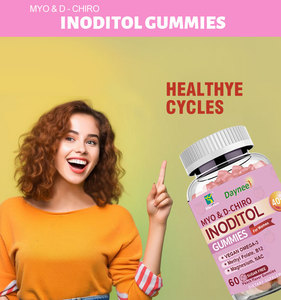 Gomitas de Mio-D-Chiro-Inositol 40:1 de Marca Privada OEM con Omega-3, Metilfolato y Magnesio, Suplemento para el Equilibrio Hormonal Femenino - Product Image 4