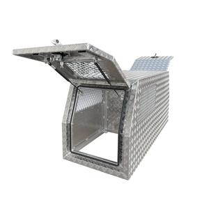 Custom Black 5052 Aluminium 700x1770x850mm Dog Box Ute <b>Tray</b>-Herui Brand <b>Raw</b>/Powder Coated - Product Image 3
