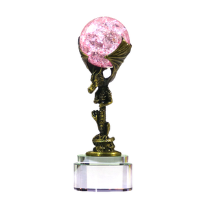 Modern Creative Cross-Theme Resin Handicrafts Customizable Glass Crystal Trophy Laser Carved Custom Engraving for Home