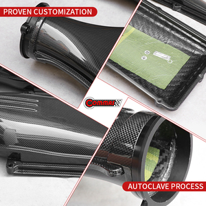 อะไหล่รถยนต์คุณภาพสูง คาร์บอนไฟเบอร์แห้ง แบบ OEM ชิ้นส่วนภายในรถยนต์ ช่องรับอากาศเครื่องยนต์ สำหรับ Ferrari 812 GTS - Product Image 3