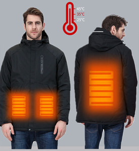 Chaqueta Térmica Eléctrica USB para Hombre, Ropa Inteligente para Exteriores, Chaqueta Cortavientos Impermeable con Calefacción - Product Image 1