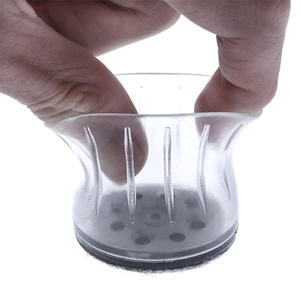 Protections de pieds de chaise pour tapis, couvre-pieds ronds pour chaises, glissières pour meubles, couvre-pieds anti-dérapants, déplacement sans dommages sur les tapis - Product Image 3