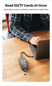 USB-C <strong>Hub</strong> 10-in-1 Docking Station with for 2.1 USB3.0*3 SD/MicroSD Ethernet RJ45 VGA Audio 3.5mm-in Stock - Product Image 6