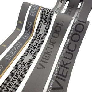 Newest Design Spandex/Nylon Webbing Jacquard Elastic Customized Logo for Underwear Accessories Waist Band Environmental - Product Image 4