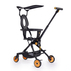 รถเข็นเด็กน้ำหนักเบาพิเศษ พับได้ รับน้ำหนักได้ 15 กก. โครงเหล็กสี่ล้อ สำหรับการเดินทาง - Product Image 2