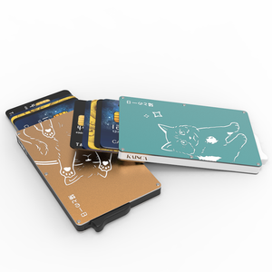 Portefeuille en aluminium magnétique RFID personnalisé Kaisca, 6 pouces, 8 mm d'épaisseur, porte-cartes de crédit, poche pour un rangement sécurisé - Product Image 5