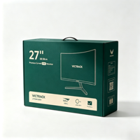 Boîte d'emballage en carton ondulé blanche pliable pour expédition, en papier kraft, avec logo personnalisé imprimé et bande de déchirement