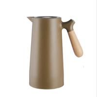 1000ml 1L En Bois Poignée Thermos Thé Café Pot D'eau Chaude Bouilloires Vide Flacons