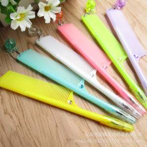 Bolígrafo de Gel con Forma de Peine, Material Plástico, Diseño Bonito, para Estudiantes - Product Image 3