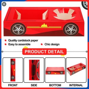 Scatole <span class=keywords><strong>per</strong></span> Cibo a Tema Auto da Corsa, Vassoi <span class=keywords><strong>per</strong></span> Cibo con Scomparti <span class=keywords><strong>per</strong></span> Snack e Bevande, Tovaglioli a Scacchi <span class=keywords><strong>per</strong></span> Forniture <span class=keywords><strong>per</strong></span> Feste <span class=keywords><strong>di</strong></span> <span class=keywords><strong>Compleanno</strong></span> - Product Image 3