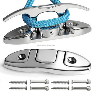 Cleat Plegable para Barco <span class=keywords><strong>de</strong></span> Acero Inoxidable 316, Cleat Abatible para Muelle con Fijación, Crampones <span class=keywords><strong>de</strong></span> <span class=keywords><strong>Amarre</strong></span> - Product Image 2