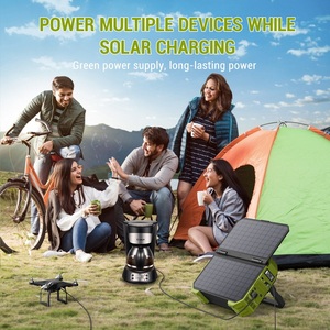 Station d'alimentation <span class=keywords><strong>solaire</strong></span> 614Wh 1000W avec <span class=keywords><strong>batterie</strong></span> LiFePO4, onduleur à onde sinusoïdale pure, contrôleur MPPT, panneau <span class=keywords><strong>solaire</strong></span> intégré, <span class=keywords><strong>batterie</strong></span> <span class=keywords><strong>externe</strong></span> - Product Image 3
