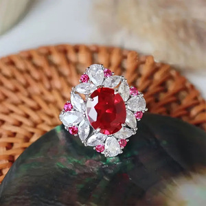 anello nuziale vintage, gioielli da donna di lusso in stile retrò, accessorio elegante e alla moda in stile europeo - Product Image 2