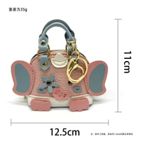 En gros, Mini sac à main de luxe nouvelle mode, porte-clés pendentif de créateur avec petits charms décoratifs, en cuir PU, support de sac