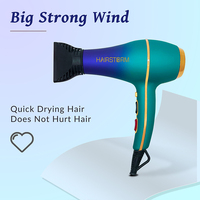Sèche-cheveux infrarouge professionnel, 110V, 220V, 1200-3000W, pour Salon de coiffure, à moteur ionique