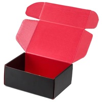 Emballage de luxe personnalisé en carton ondulé écologique coloré avec logo, pour cadeaux, expédition, chaussettes, et pochettes d'expédition gaufrées
