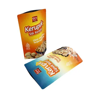 China Lieferant Snackverpackung Lebensmittelqualität Verpackung benutzerdefinierte Beutel mit Logo Reißverschlussbeutel Kunststoff-Brotbeutel