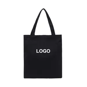 Wholesale Fashion Women Canvas Handbag Custom Printing LOGO Shoulder Shopping Bag