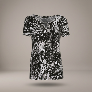 T-shirts d'été décontractés pour femmes Approvisionnement ODM du Bangladesh Tissu en jersey confortable de grande taille - Product Image 2