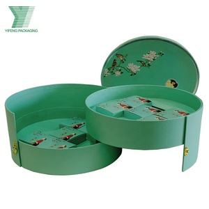 Bán Buôn Cá Nhân Tùy Chỉnh Sang Trọng Cấp Thực Phẩm Vòng Giấy Đôi Lớp Nhiều Khoang Bánh Trung thu Bao Bì Hộp - Product Image 5