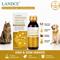 Landce Liquide pour la Santé Urinaire des Chats et Chiens, Prévention des Infections Urinaires, Équilibre du pH Urinaire, Cristaux Sans Céréales, Vitamines et Minéraux, Soins de Santé pour Animaux